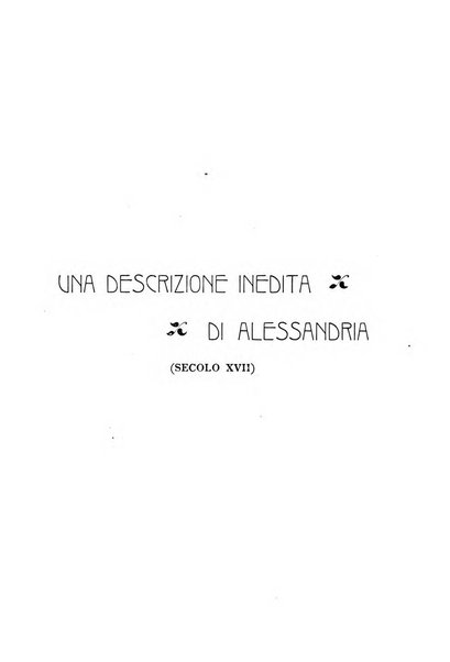 Rivista di storia, arte, archeologia della provincia di Alessandria periodico semestrale della commissione municipale di Alessandria