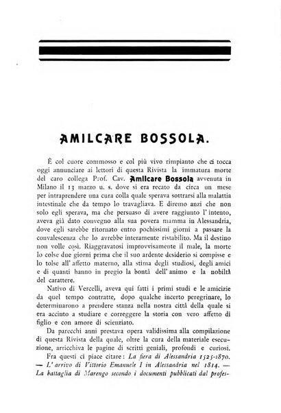 Rivista di storia, arte, archeologia della provincia di Alessandria periodico semestrale della commissione municipale di Alessandria