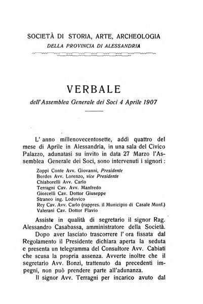 Rivista di storia, arte, archeologia della provincia di Alessandria periodico semestrale della commissione municipale di Alessandria