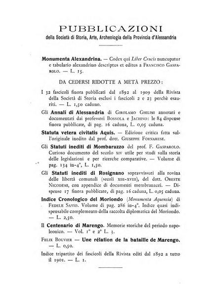 Rivista di storia, arte, archeologia della provincia di Alessandria periodico semestrale della commissione municipale di Alessandria