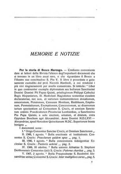 Rivista di storia, arte, archeologia della provincia di Alessandria periodico semestrale della commissione municipale di Alessandria