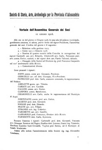 Rivista di storia, arte, archeologia della provincia di Alessandria periodico semestrale della commissione municipale di Alessandria