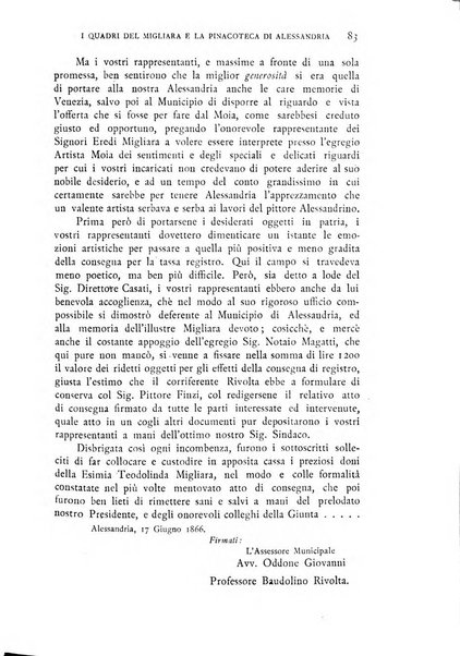 Rivista di storia, arte, archeologia della provincia di Alessandria periodico semestrale della commissione municipale di Alessandria