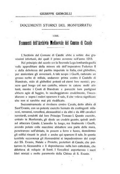 Rivista di storia, arte, archeologia della provincia di Alessandria periodico semestrale della commissione municipale di Alessandria