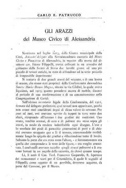 Rivista di storia, arte, archeologia della provincia di Alessandria periodico semestrale della commissione municipale di Alessandria