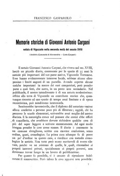 Rivista di storia, arte, archeologia della provincia di Alessandria periodico semestrale della commissione municipale di Alessandria