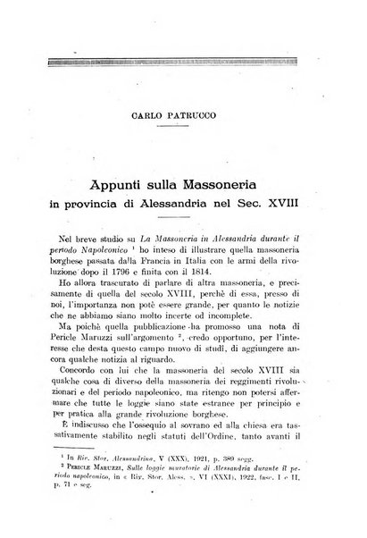 Rivista di storia, arte, archeologia della provincia di Alessandria periodico semestrale della commissione municipale di Alessandria