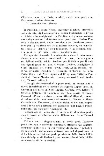 Rivista di storia, arte, archeologia della provincia di Alessandria periodico semestrale della commissione municipale di Alessandria