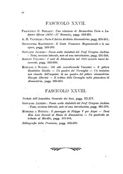 Rivista di storia, arte, archeologia della provincia di Alessandria periodico semestrale della commissione municipale di Alessandria