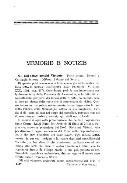 Rivista di storia, arte, archeologia della provincia di Alessandria periodico semestrale della commissione municipale di Alessandria