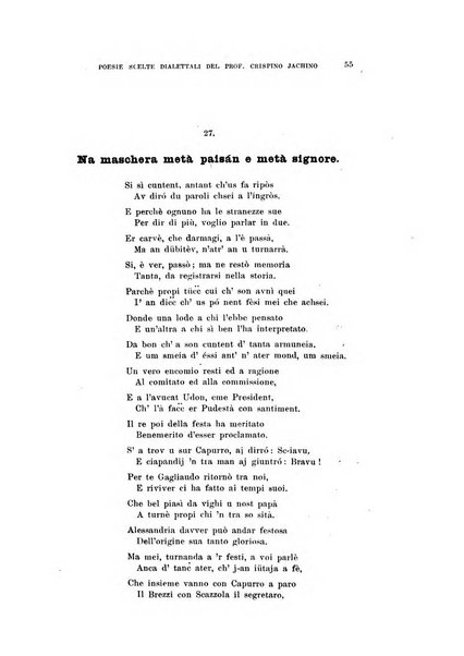 Rivista di storia, arte, archeologia della provincia di Alessandria periodico semestrale della commissione municipale di Alessandria