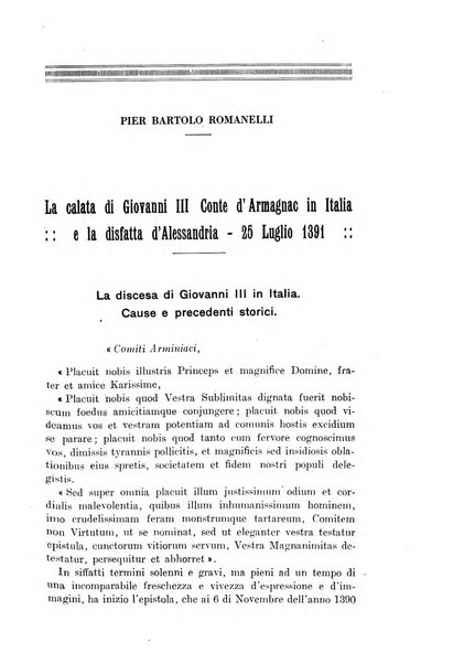 Rivista di storia, arte, archeologia della provincia di Alessandria periodico semestrale della commissione municipale di Alessandria