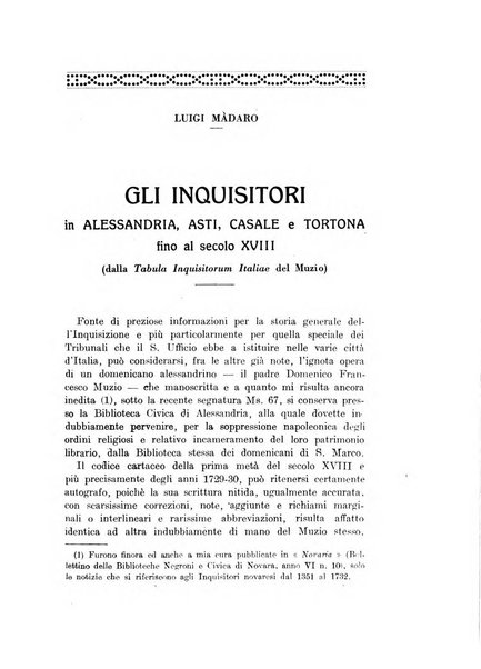 Rivista di storia, arte, archeologia della provincia di Alessandria periodico semestrale della commissione municipale di Alessandria