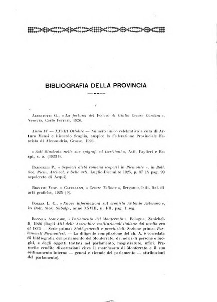 Rivista di storia, arte, archeologia della provincia di Alessandria periodico semestrale della commissione municipale di Alessandria