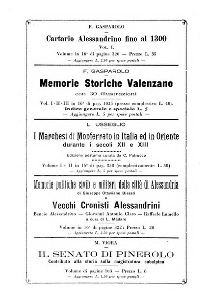 Rivista di storia, arte, archeologia della provincia di Alessandria periodico semestrale della commissione municipale di Alessandria