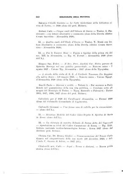 Rivista di storia, arte, archeologia della provincia di Alessandria periodico semestrale della commissione municipale di Alessandria