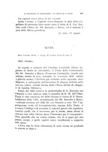 Rivista di storia, arte, archeologia della provincia di Alessandria periodico semestrale della commissione municipale di Alessandria