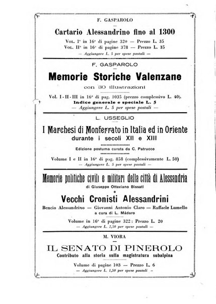 Rivista di storia, arte, archeologia della provincia di Alessandria periodico semestrale della commissione municipale di Alessandria