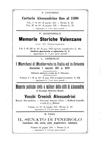 Rivista di storia, arte, archeologia della provincia di Alessandria periodico semestrale della commissione municipale di Alessandria