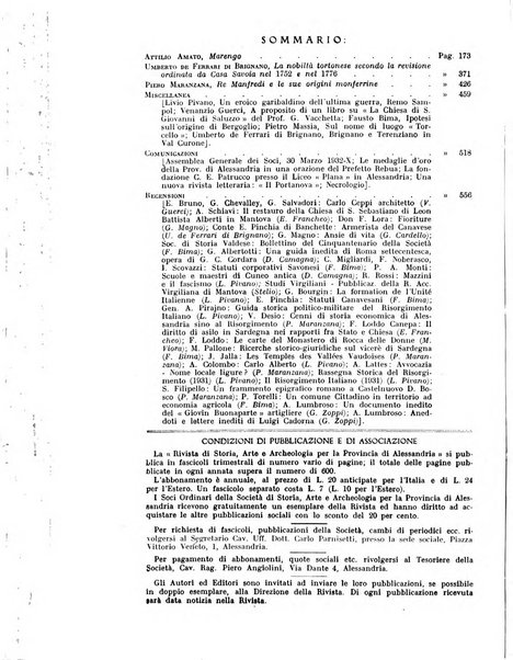 Rivista di storia, arte, archeologia della provincia di Alessandria periodico semestrale della commissione municipale di Alessandria