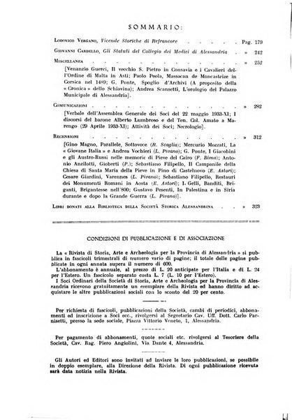 Rivista di storia, arte, archeologia della provincia di Alessandria periodico semestrale della commissione municipale di Alessandria