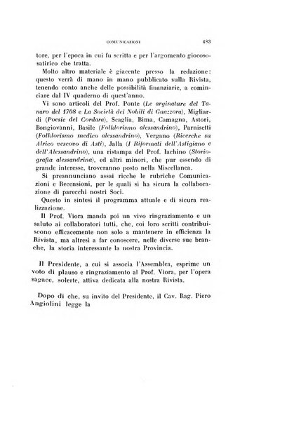 Rivista di storia, arte, archeologia della provincia di Alessandria periodico semestrale della commissione municipale di Alessandria