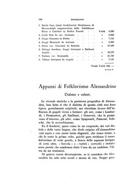 Rivista di storia, arte, archeologia della provincia di Alessandria periodico semestrale della commissione municipale di Alessandria