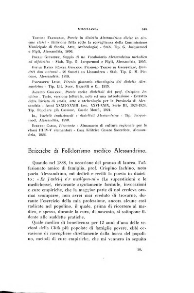 Rivista di storia, arte, archeologia della provincia di Alessandria periodico semestrale della commissione municipale di Alessandria