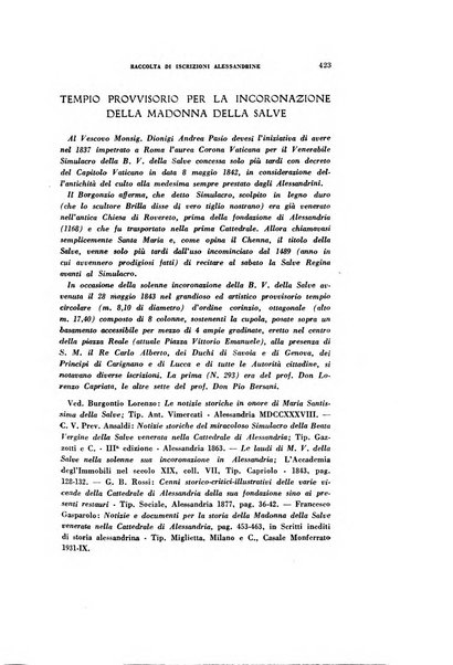 Rivista di storia, arte, archeologia della provincia di Alessandria periodico semestrale della commissione municipale di Alessandria