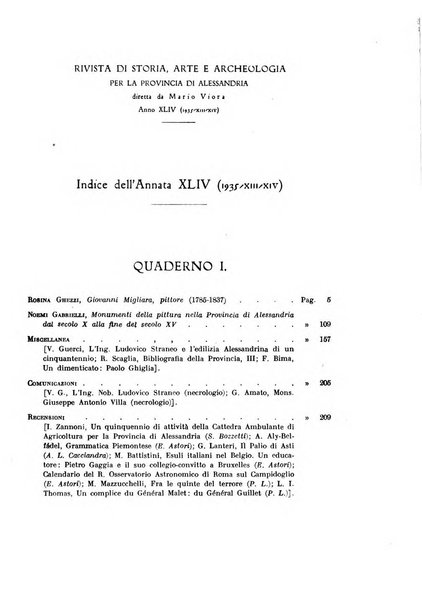 Rivista di storia, arte, archeologia della provincia di Alessandria periodico semestrale della commissione municipale di Alessandria