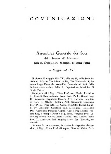 Rivista di storia, arte, archeologia della provincia di Alessandria periodico semestrale della commissione municipale di Alessandria