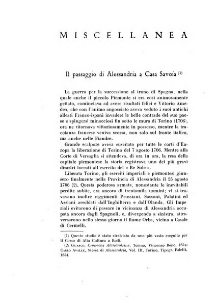 Rivista di storia, arte, archeologia della provincia di Alessandria periodico semestrale della commissione municipale di Alessandria