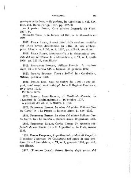 Rivista di storia, arte, archeologia della provincia di Alessandria periodico semestrale della commissione municipale di Alessandria