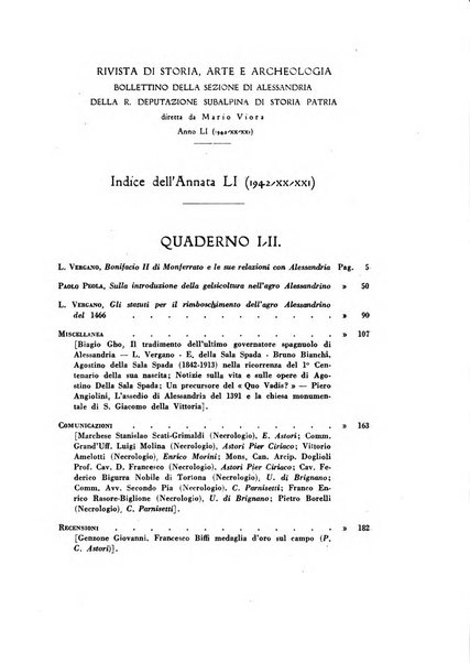 Rivista di storia, arte, archeologia della provincia di Alessandria periodico semestrale della commissione municipale di Alessandria