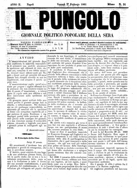 Il pungolo : giornale politico popolare della sera