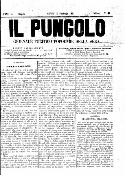 Il pungolo : giornale politico popolare della sera