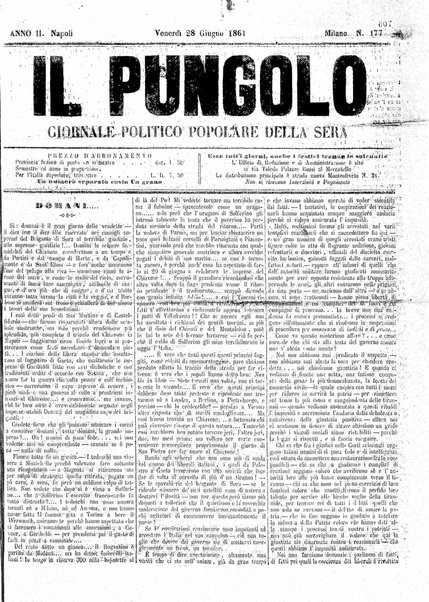 Il pungolo : giornale politico popolare della sera