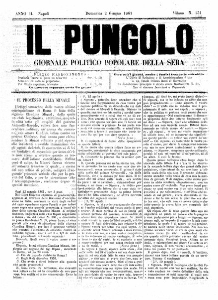 Il pungolo : giornale politico popolare della sera