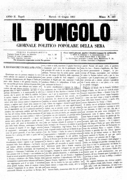 Il pungolo : giornale politico popolare della sera