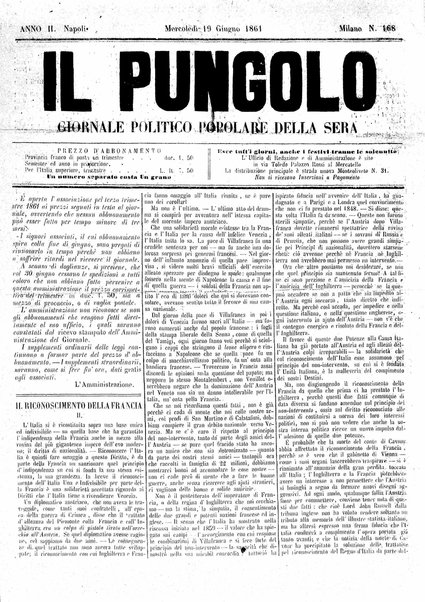 Il pungolo : giornale politico popolare della sera