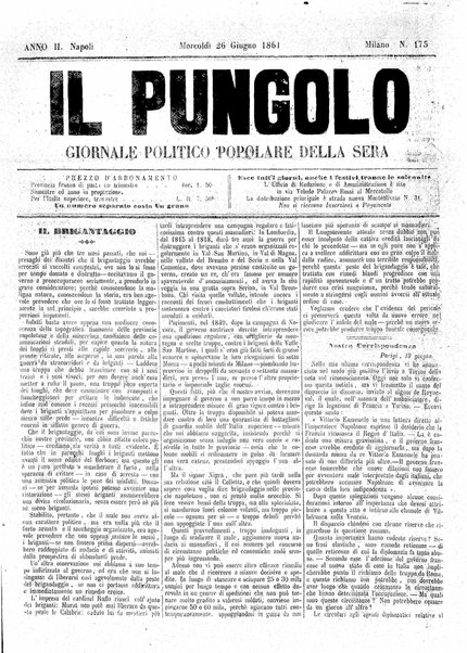 Il pungolo : giornale politico popolare della sera