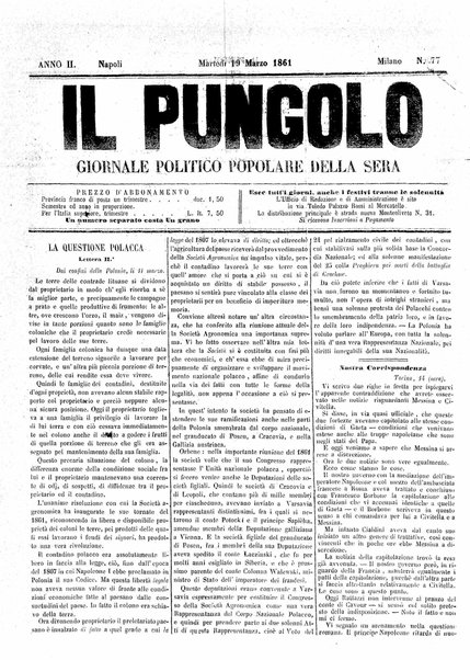 Il pungolo : giornale politico popolare della sera