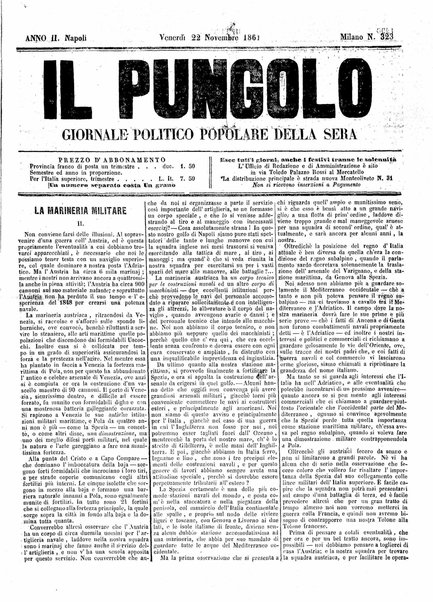 Il pungolo : giornale politico popolare della sera