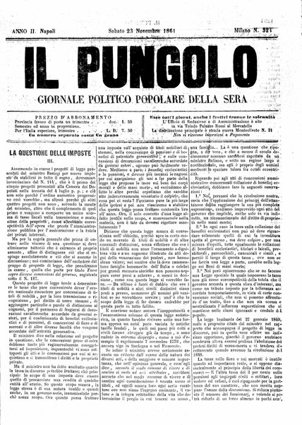 Il pungolo : giornale politico popolare della sera