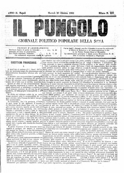 Il pungolo : giornale politico popolare della sera