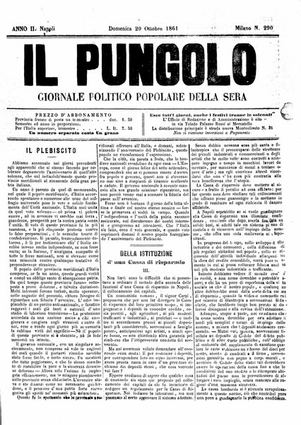 Il pungolo : giornale politico popolare della sera