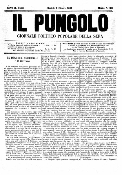 Il pungolo : giornale politico popolare della sera