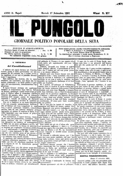 Il pungolo : giornale politico popolare della sera