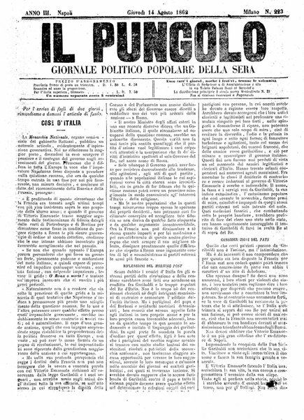 Il pungolo : giornale politico popolare della sera