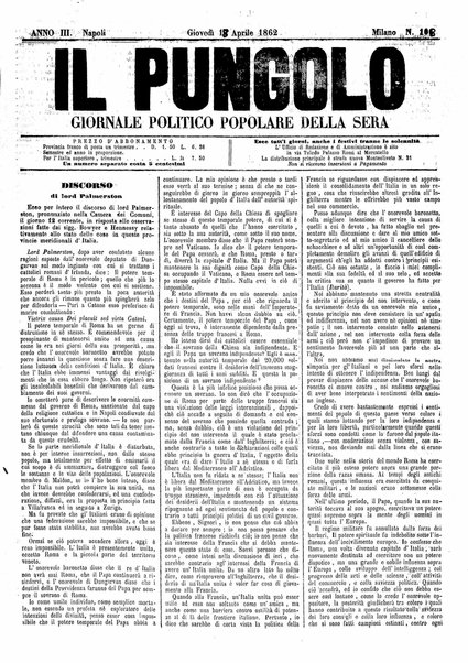 Il pungolo : giornale politico popolare della sera
